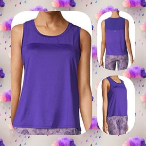 XERSION®™ NWOT "Purp💋Flirt🫦Shirt" Sporty Tank Top
